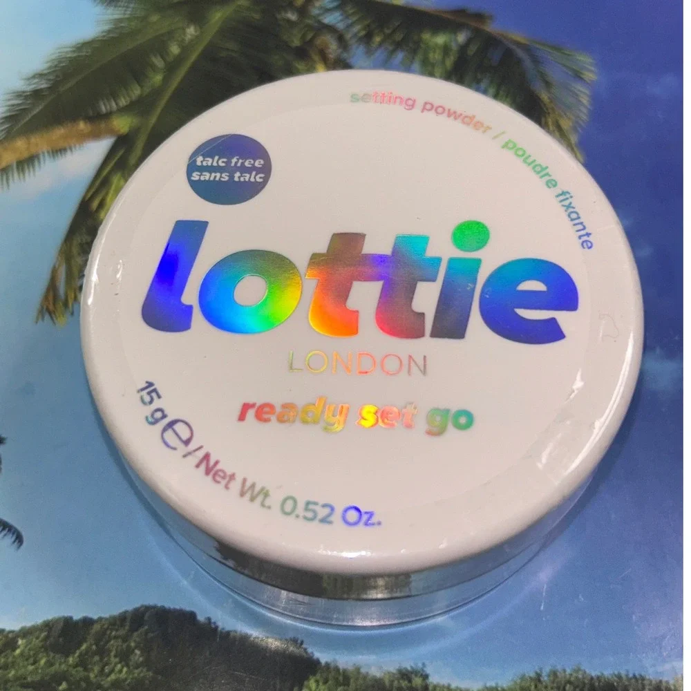 Lottie London Ready Set Go Setting Powder True Translucent Talc Free New